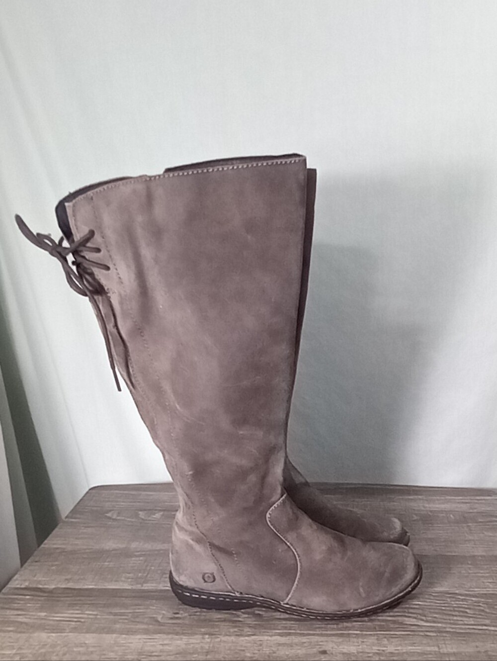 Born Grey Caladium Suede Knee High Boots Size 7.5M